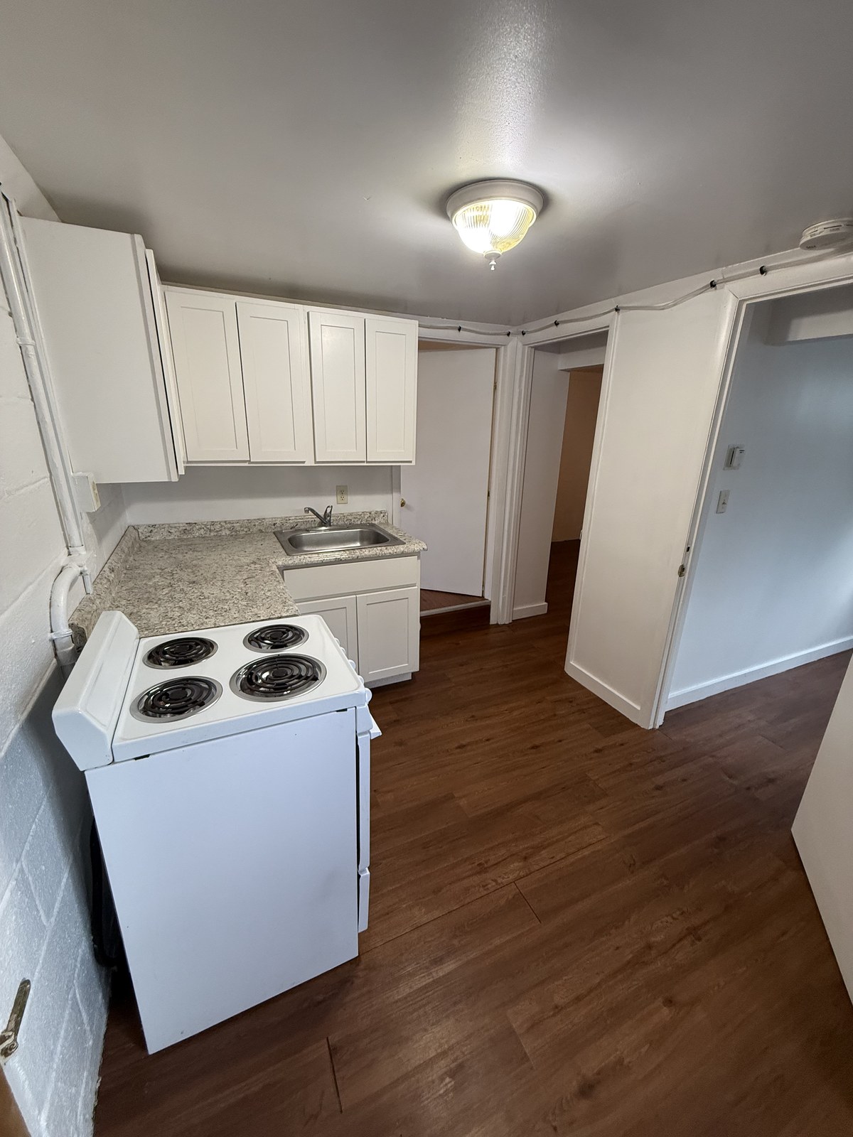 One-bedroom apartment kitchen — alternate angle